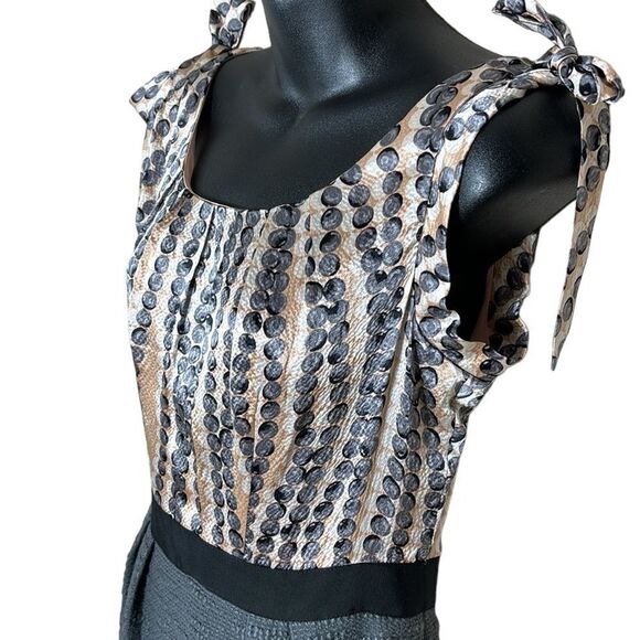 Milly of New York silk/wool blend business casual textured dress size 6 - Picture 2 of 8